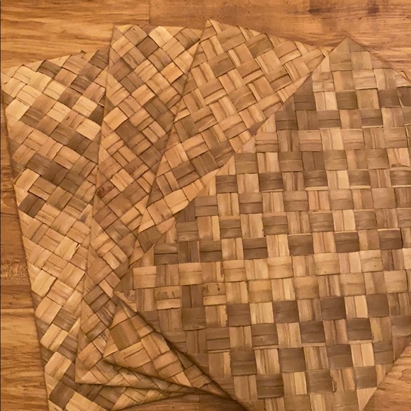Other - Hawaiian hala woven placemats